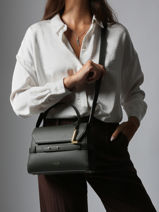 Cross Body Tas Faubourg Leder Lancel Groen faubourg A13948-vue-porte